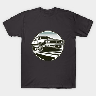 Classic American Muscle: Revving Through Time T-Shirt